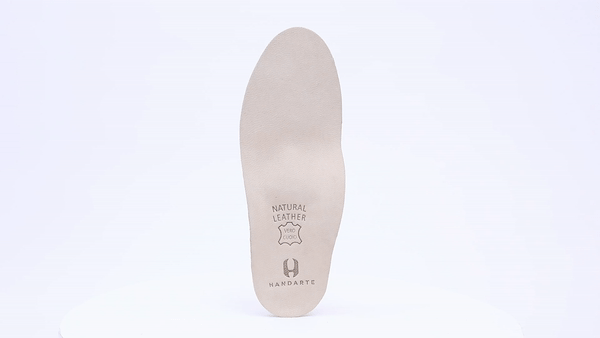 Medical Orthotic Leather Insole with Arch Support | Handarte®