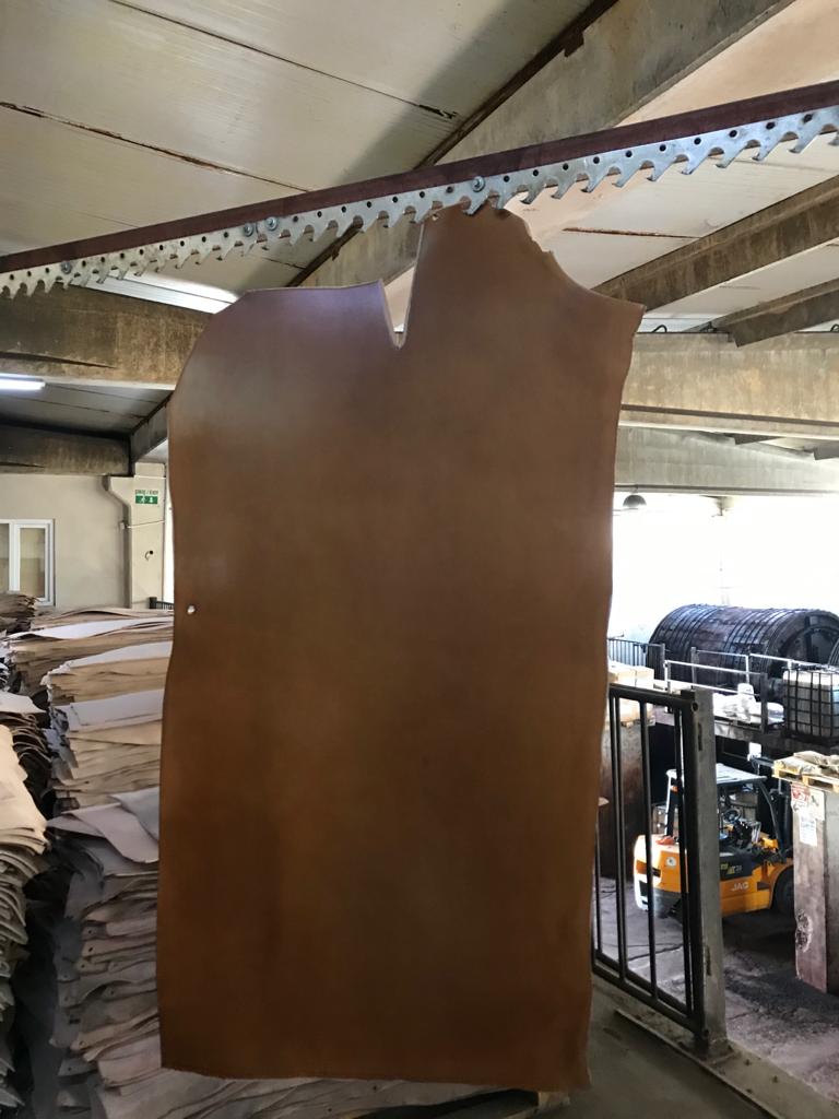 Sole Leather Bend Brown Drum Dyed