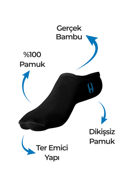 Bamboo No-Show Socks – Ultra-Light, Odour-Resistant Summer Comfort by Handarte®