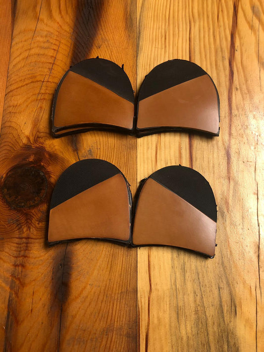 Custom Vegetable-Tanned Leather Heel Inserts