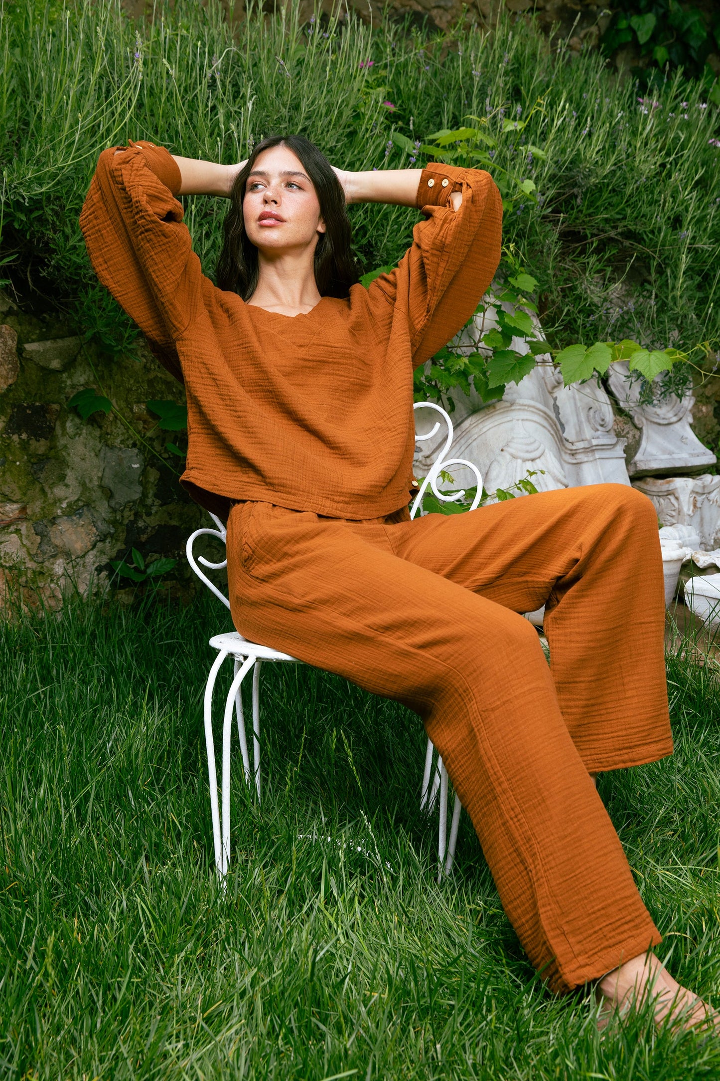 Cinnamon Muslin Pant