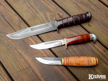 Vegetable-Tanned Knife Handle Leather